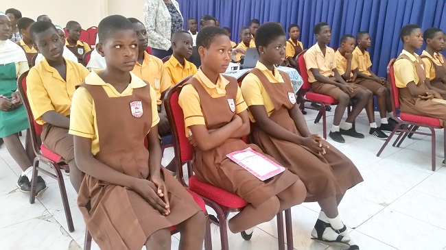A section of the students at the event